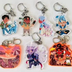 Voltron Acrylic Charms (CLEARANCE)