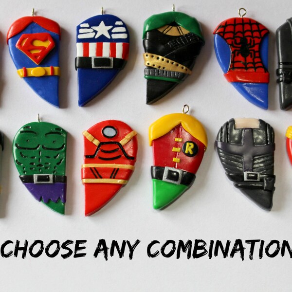 Customisable Superhero Friendship Necklaces!