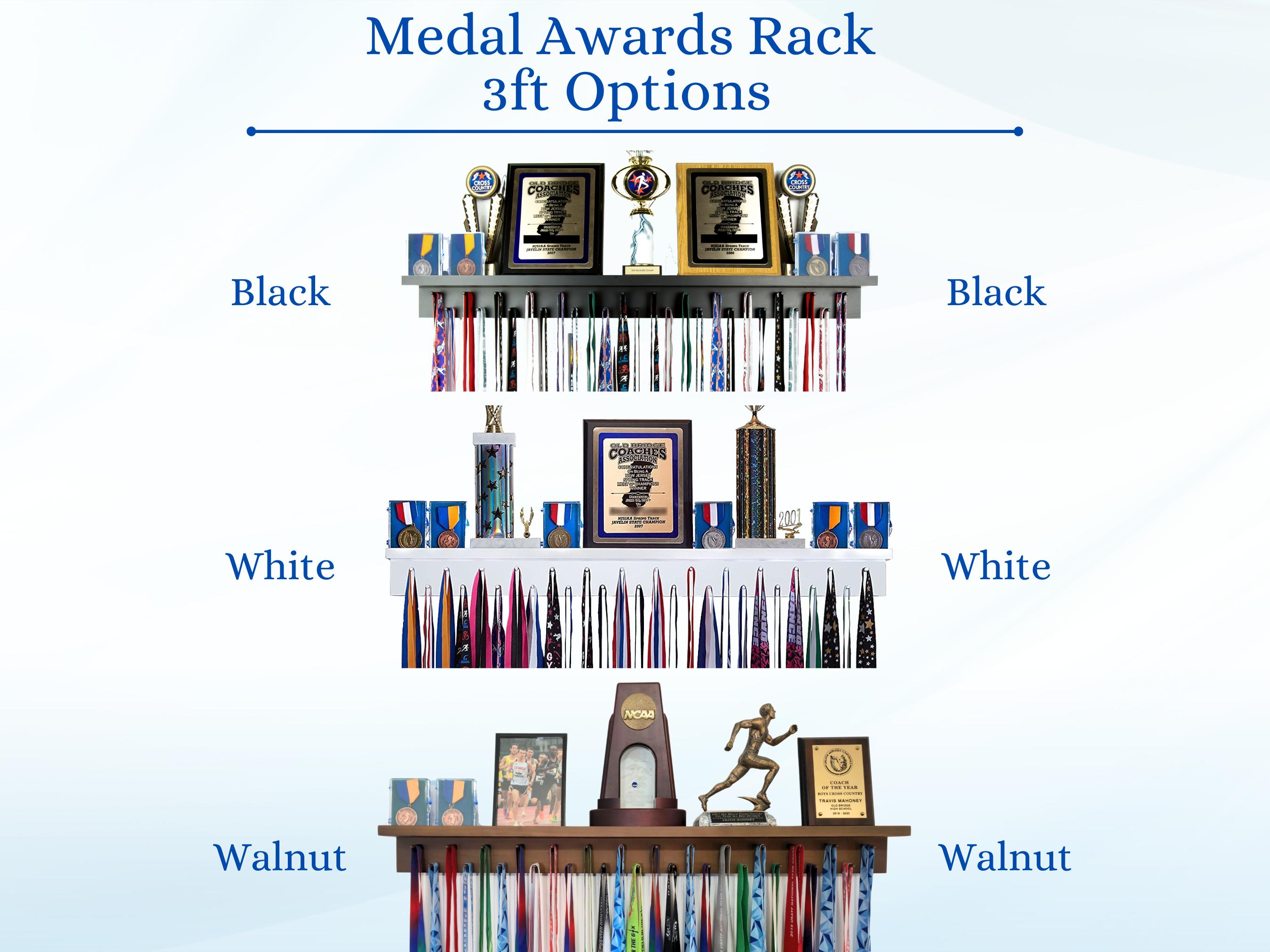 Empty Awards Rack The Largest Trophy Shelf and Medal Display on the Market! - Medal ...
