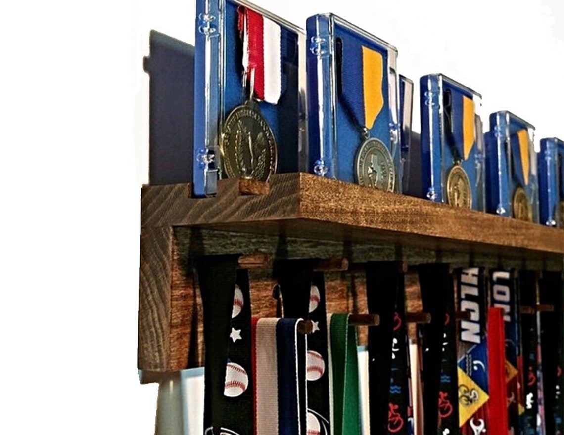 Premier 2Ft Award Medal Hanger Display Rack and Trophy Shelf Etsy