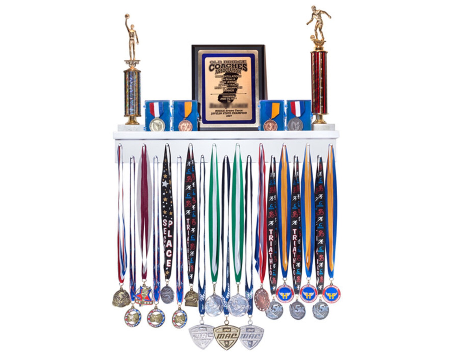 Premier 2Ft Award Medal Hanger Display Rack and Trophy Shelf Etsy