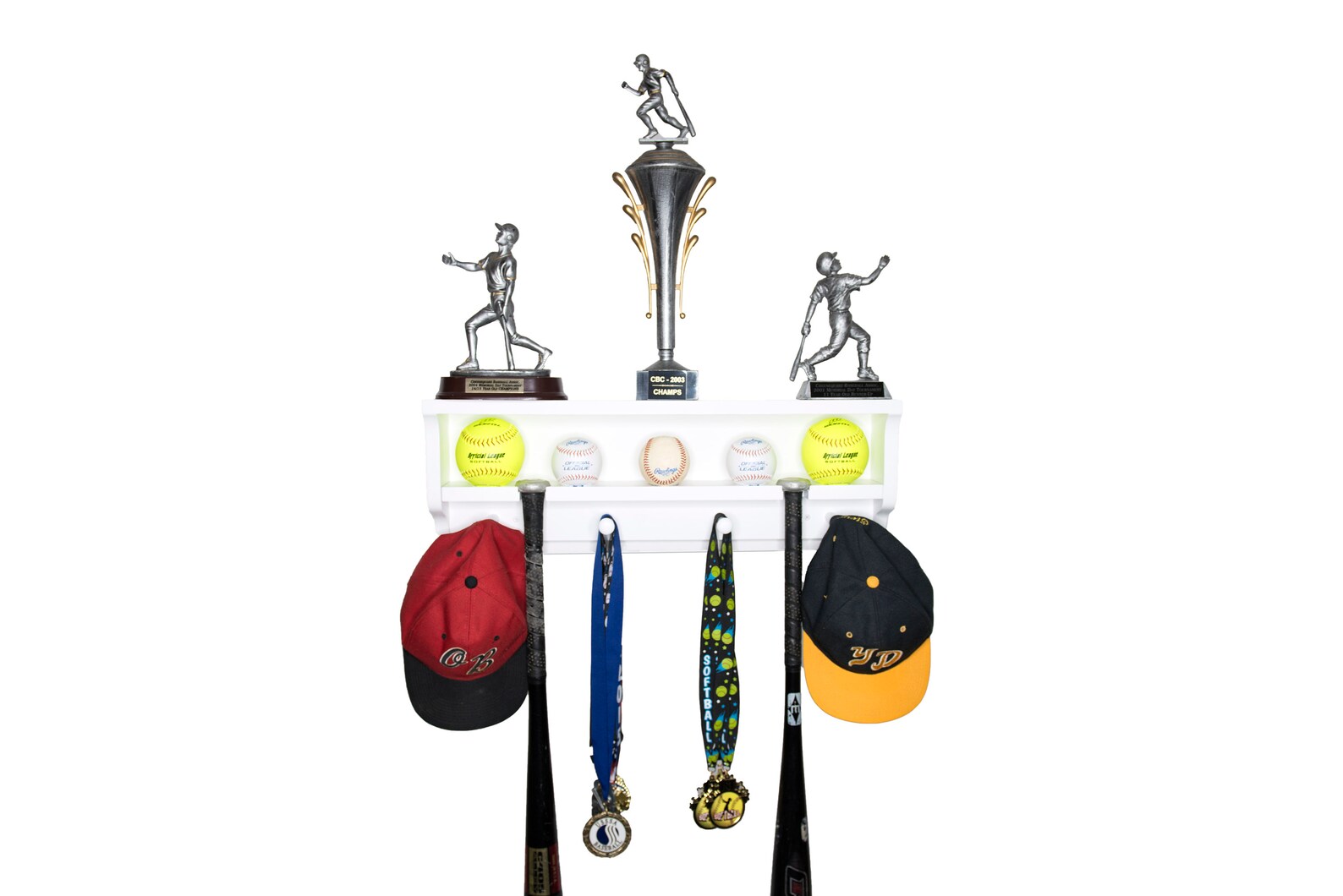 Baseball Trophy Shelf & Softball Award Display Shelf Etsy