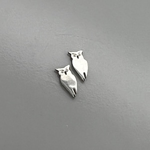 Owl Stud Earring Gift Idea for Nature lover Owl Jewelry Gift Box for Woman Owl Accessory for Wedding Owl Design Stud
