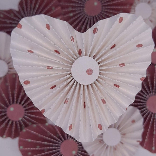 Rosette Heart - Etsy