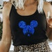 GLITTER Disney Tank Top Disney Shirt for Women Disney Shirt Mickey Tank ...