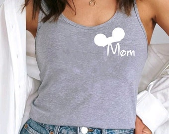 Group Disney Tank Tops, Disney Mom Shirt, Matching Shirts, Mickey Mouse Custom Name Disney Shirt, Womens Tank, Unisex Tee Disney Shirts