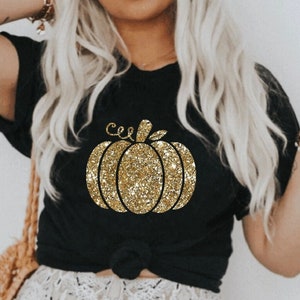 Zoey's Attic Fall Pumpkin Vine Monogram T-Shirt