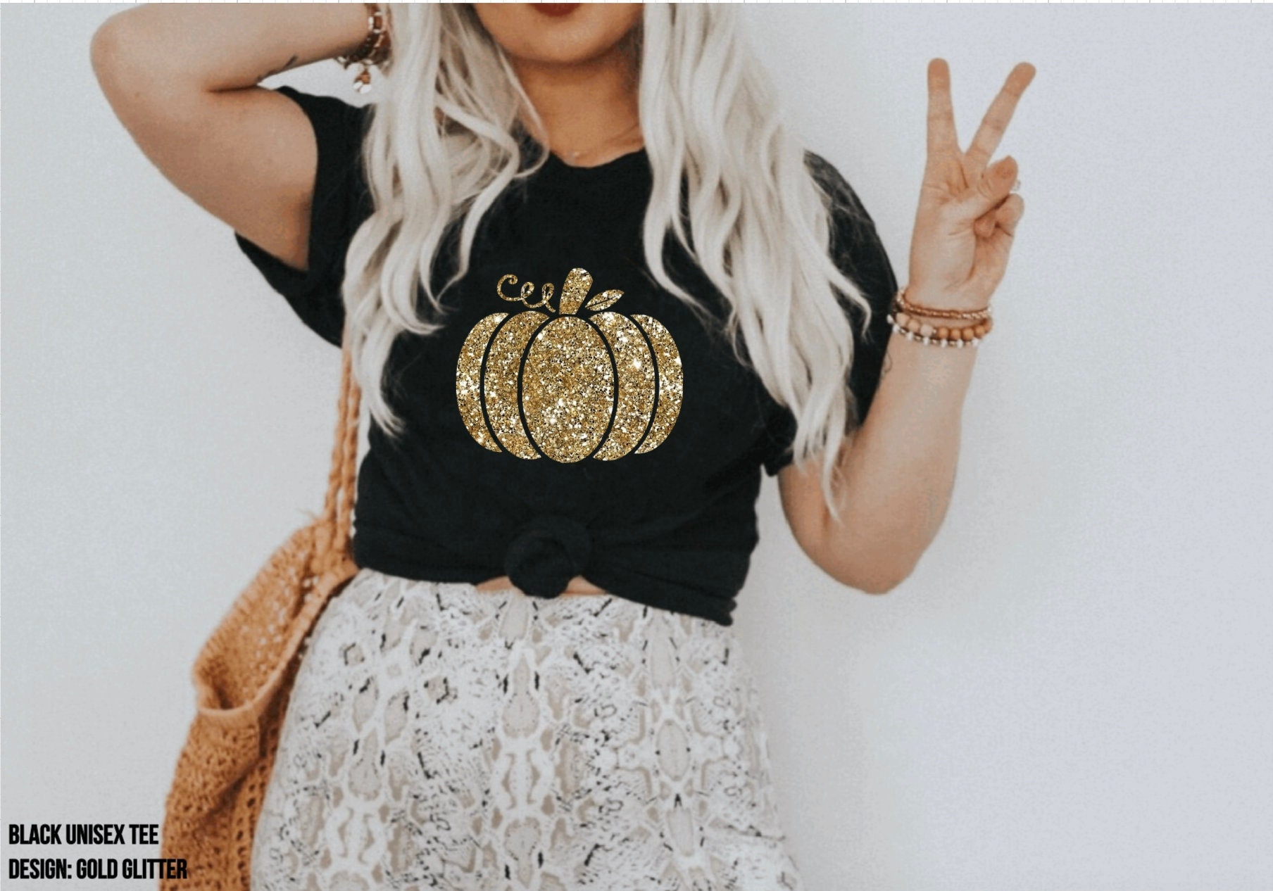 GLITTER Halloween Fall Pumpkin Shirt - Teacher Shirt - Fall Shirts - …