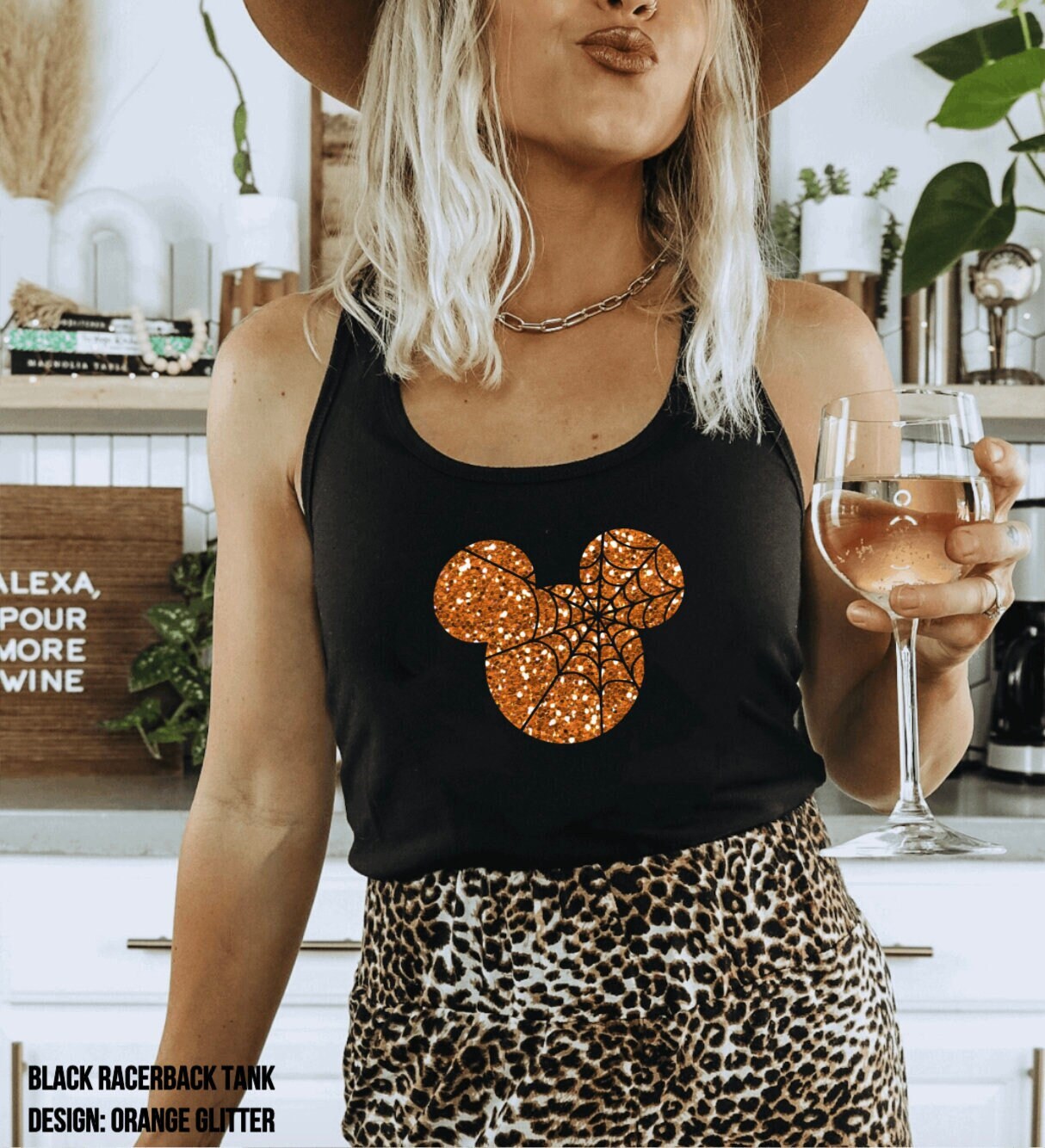 Halloween Spider Web Mickey Tank, Womens Disney Tank, Workout Tank, D…