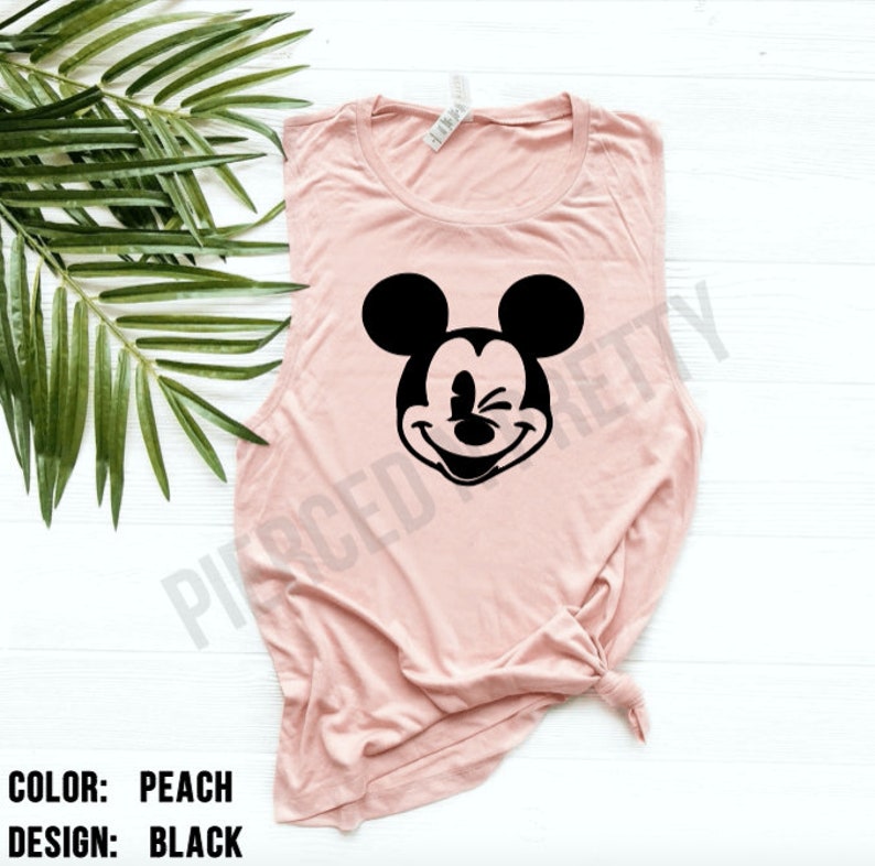 Disney Tank Top Disney Tshirt Tank for Women Kids Men Etsy