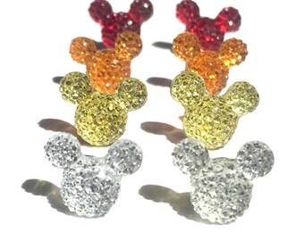 Mickey Mouse Earrings, Disney Earrings, Minnie Studded Earring, Disney World Earrings, Adult Kid Girls Hypoallergenic Stud Earrings