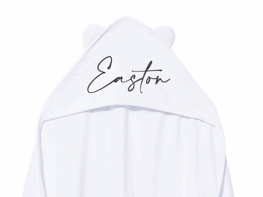 Hooded Baby Towel, Personalized Towel, Toddler Towel, Kids Bath Towel