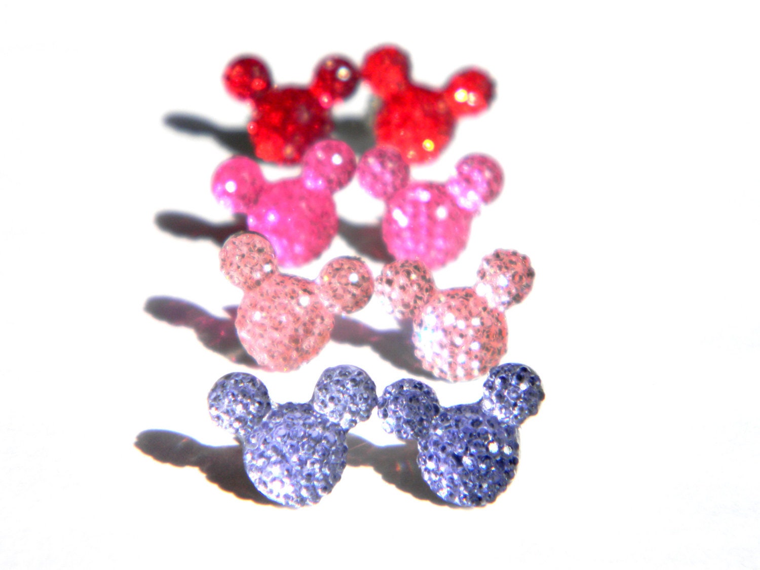 Mickey Mouse Earrings, Disney Earrings, Minnie Studded Earring, Disne…