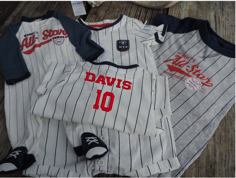 personalized baby baseball jersey