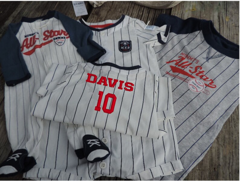 personalized baby baseball jersey