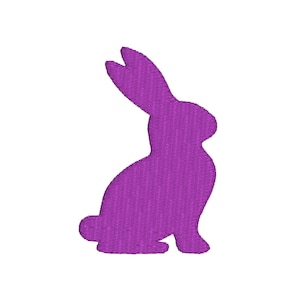 KAUFEN 2 GET 1 FREE - Mini Bunny Silhouette Maschine Stickerei Design in 7 Größen - 1" bis 4"-Frohe Ostern Element niedlichen Kinder Ostern-Design
