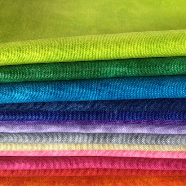 Quilt Fabric 14 Colors Tonal Blender Fabric 100% Cotton Fabric Quilt Fabric Stash Builder