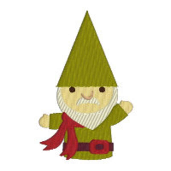 BUY 2, GET 1 FREE - Garden Gnome Machine Embroidery Design