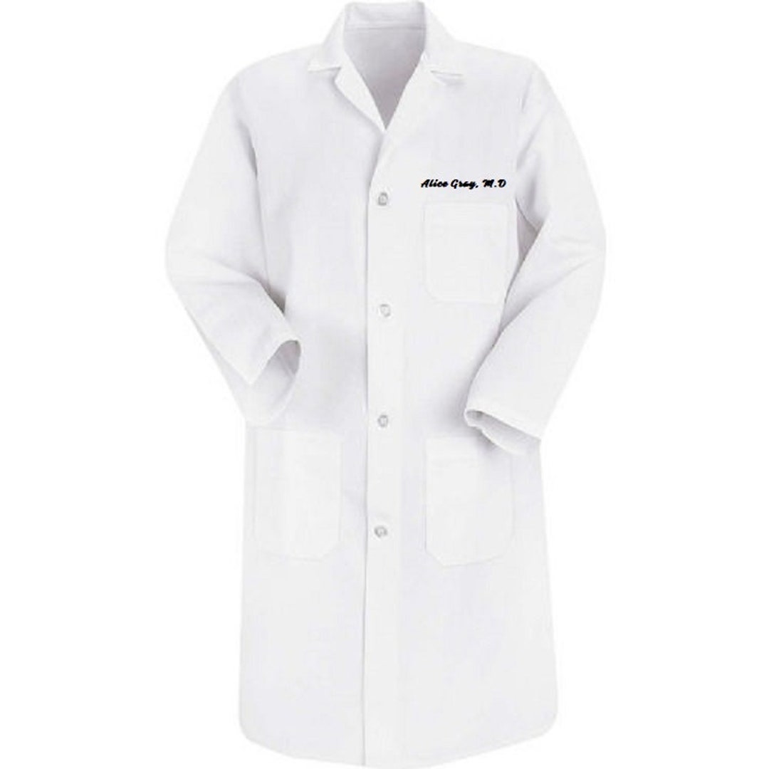Lab Coat Doctor Coat - Personalized With Embroidery Lab Coat - Custom ...