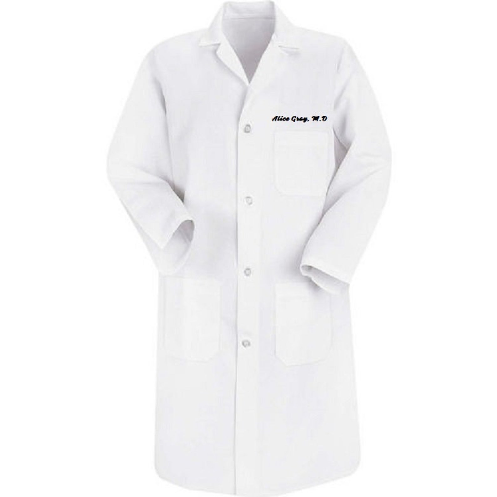 Lab Coat Doctor Coat Personalized With Embroidery Lab Coat Etsy