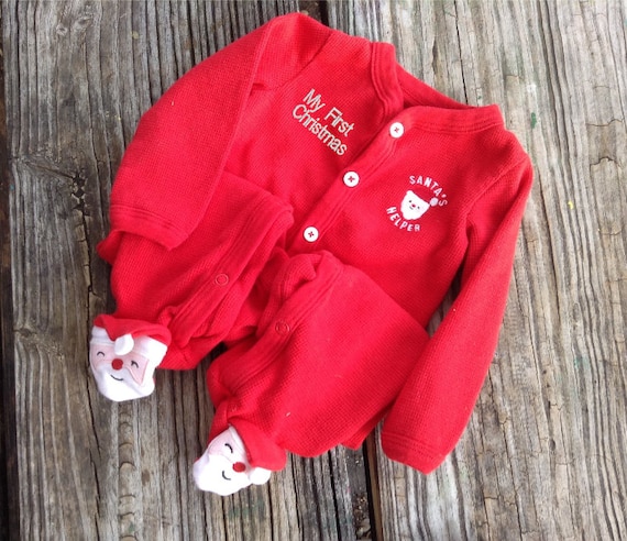my first christmas pajamas