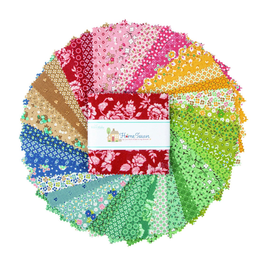 Home Town Fat Quarter Bundle by Lori Holt for Riley Blake 42 Fat ...