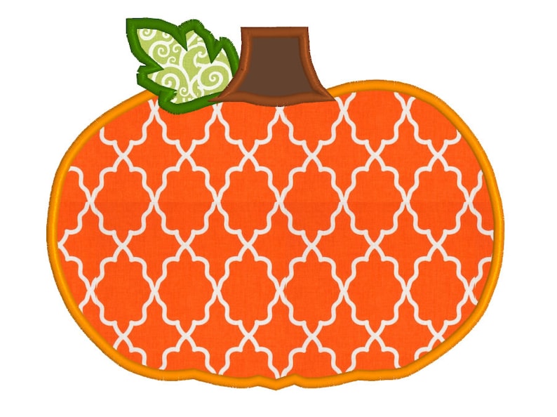 29+ Cute Pumpkin Embroidery