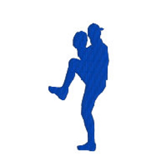 buy 2 get 1 free b17 baseball pitcher silhouette machine etsy