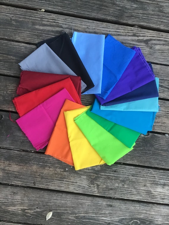 Solid Color Cotton Fabric 100% Cotton Yardage, Fat Quarters FACE MASK FABRIC