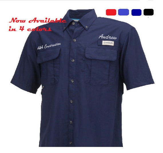 Custom Fishing Shirts 4 COLORS Custom Personalized With Embroidery Logo,  Company Name, Employee Name -  Canada