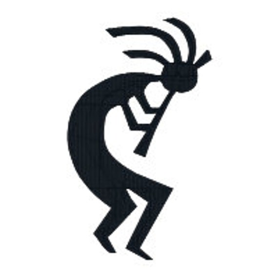 Buy 2 Get 1 Free Kokopelli Silhouette Machine Embroidery Etsy