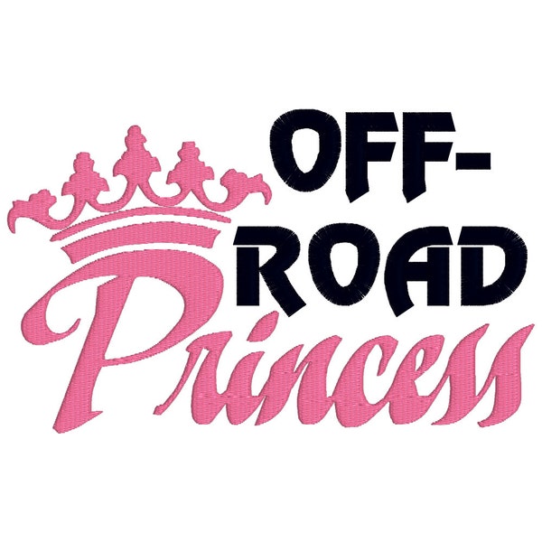 Acquista 2 GET 1 FREE - Principessa Off-Road, Off Road Princess macchina ricamo Design, fuoristrada da corsa