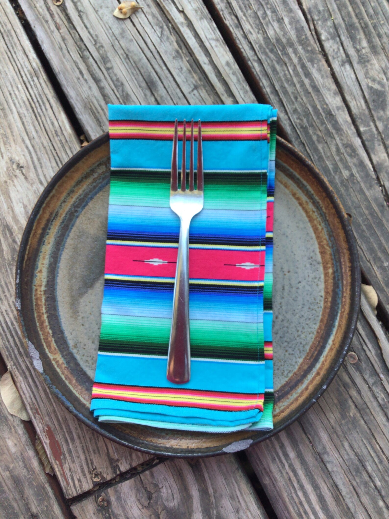 Mexican Stripe Napkins SET OF 4 17 Reusable Cloth Napkins Etsy