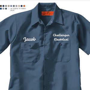 Custom Embroidery Work Shirt 