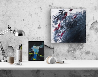 image abstraite Peinture à l’huile. Art abstrait. Art contemporain. Art original, Décoration intérieure Le décor mural se concentre sur la bonne peinture