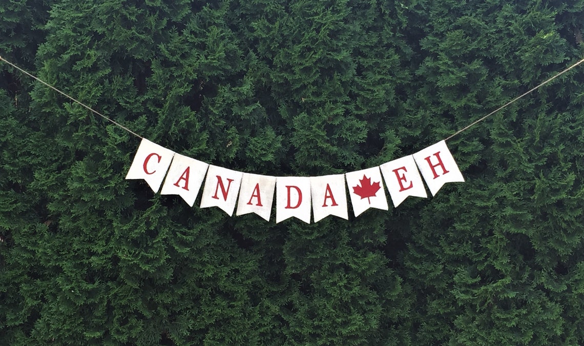 Canada Banner Canada Day Banner Canada 150 Years Banner Etsy Canada