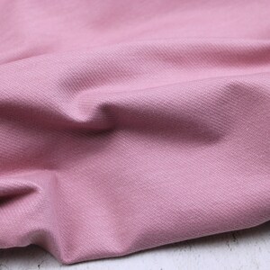 17.50 EUR/meter | Jeans jersey | old pink | cotton jersey | denim | Austin | Swafing | Sold by the meter