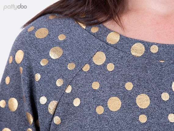 Patrones de corte pattydoo sweatkleid Ronja papel patrones de corte