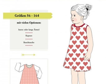 Sewing pattern children: Klimperklein pinafore dress