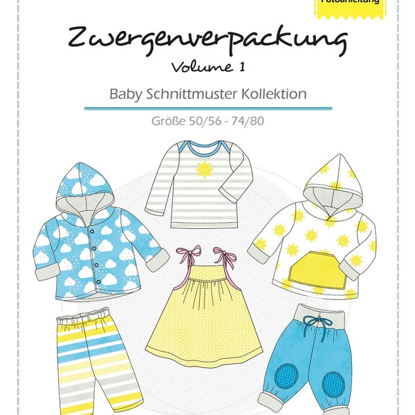 Schnittmuster Kinder: Kuschelbasics - Zwergenverpackung Vol I