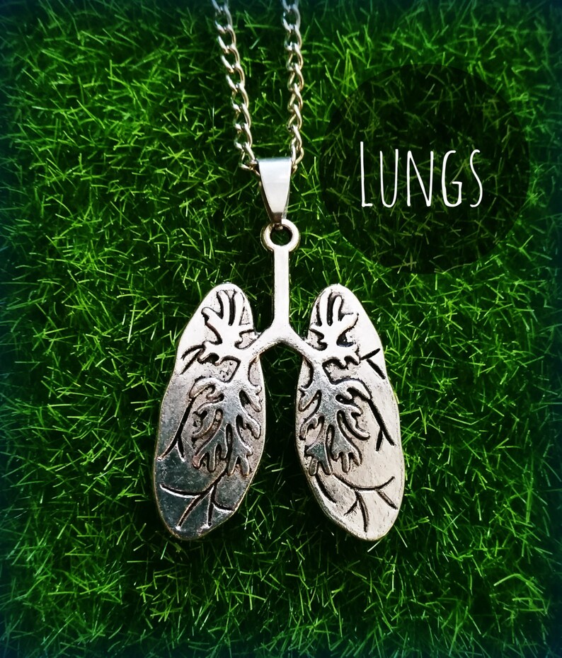 Anatomical Jewelry Lungs Earrings Keyring Keychain Charm Etsy