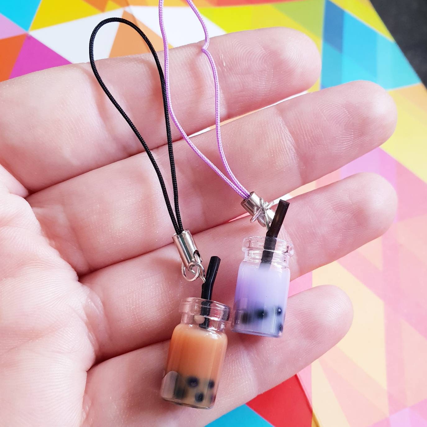 Bubble Tea Jewelry Necklace Earrings Keychain Bracelet Anklet Etsy