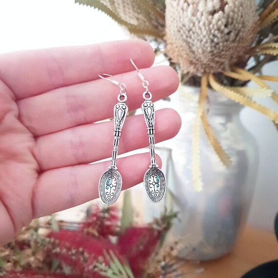 Spoon Jewellery Earrings Necklace Choker Keychain Badge Charm Etsy