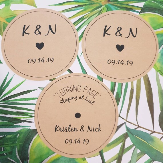 Custom Vinyl Record Label Wedding Table Decoration Seating Etsy