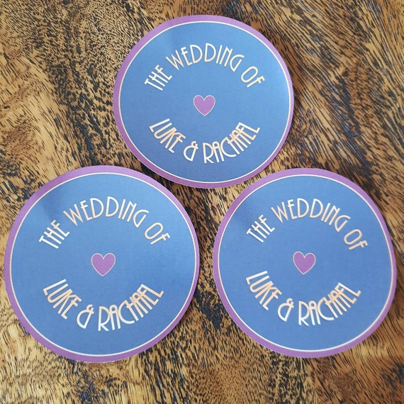 Custom Vinyl Record Label Wedding Table Decoration Seating Etsy