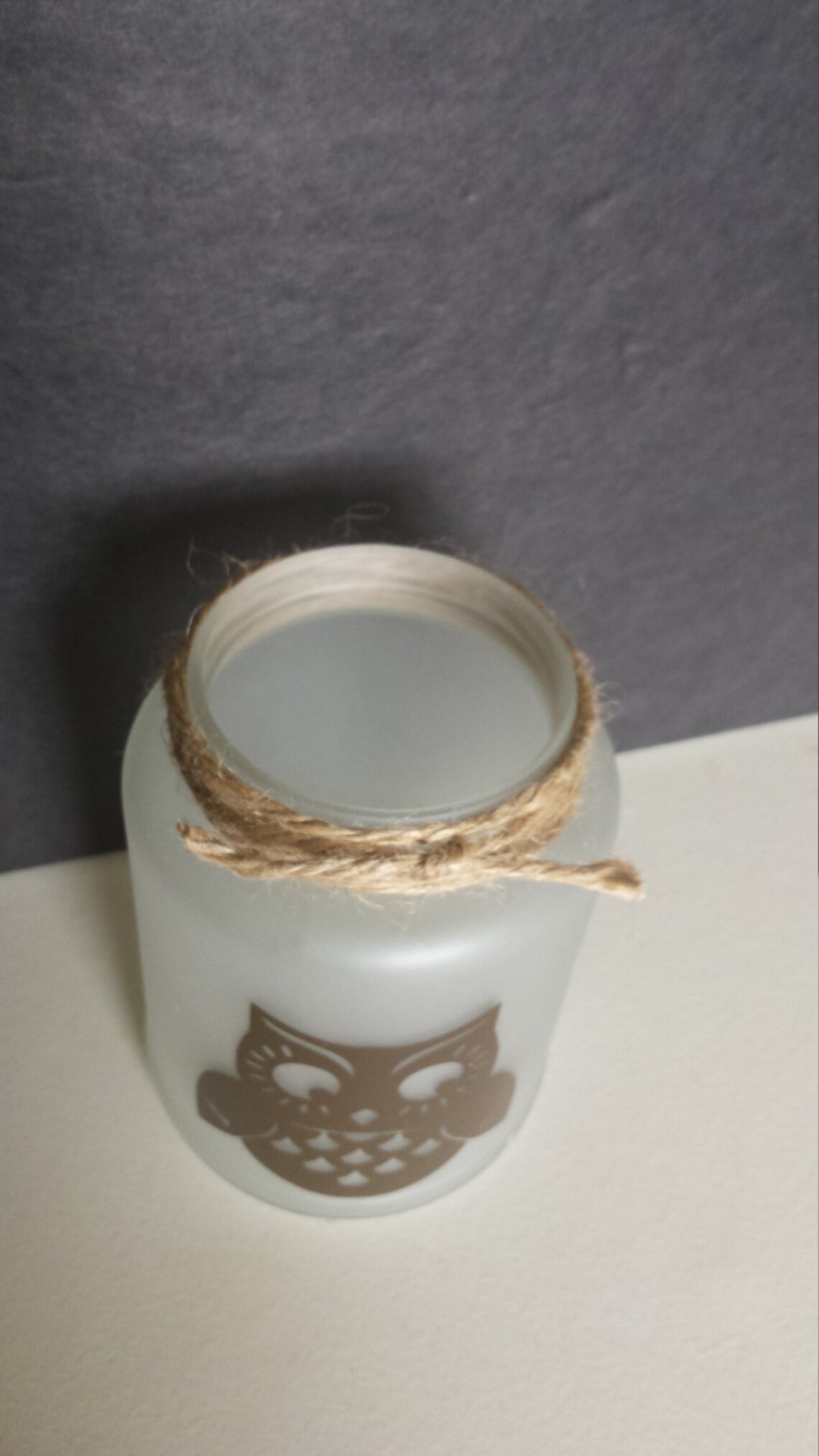 Owl Candle Jar Etsy