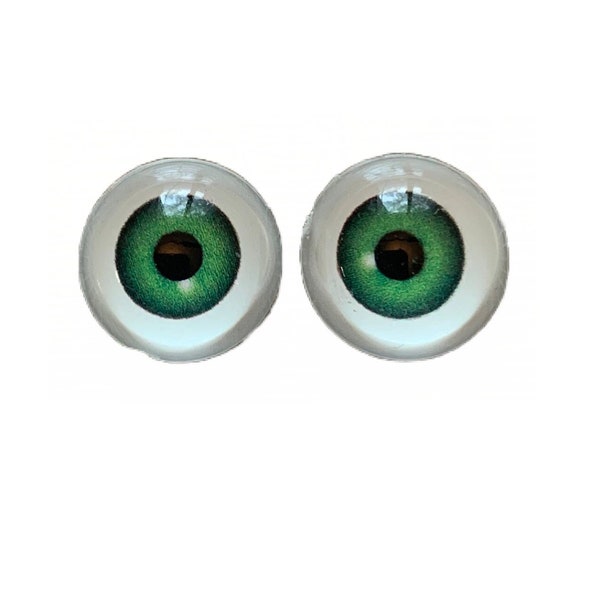 Eyeball Embellishments Color Choice Set of 2 Flat Back - H120 B