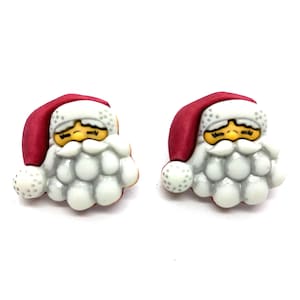 Santa Christmas Buttons Galore Shank Back - 662
