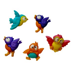 Bird Brain Buttons Collection Color Choice Shank Back Jesse Dress It Up - 1286