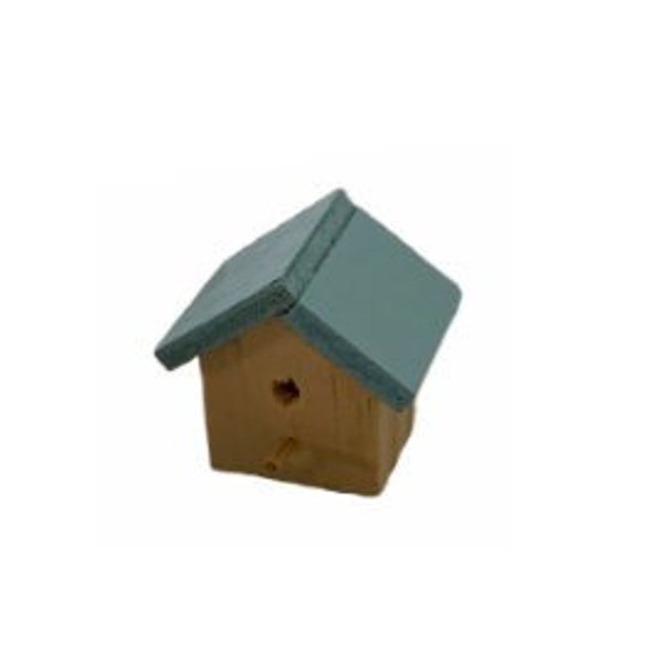 Miniature Wood Birdhouse Dollhouse Fairy Garden Home Decor Miniatures - 468